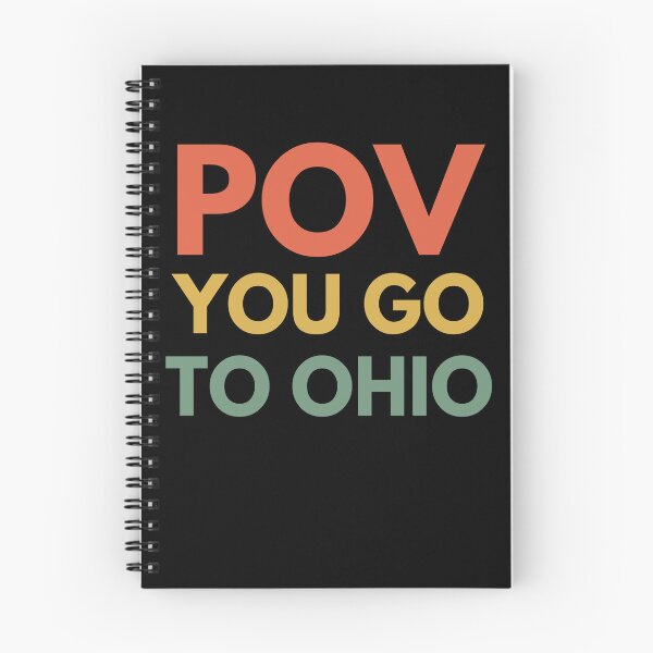 Item preview, POV you go to Ohio funny Ohio humor trendy retro designed and sold by snowry.