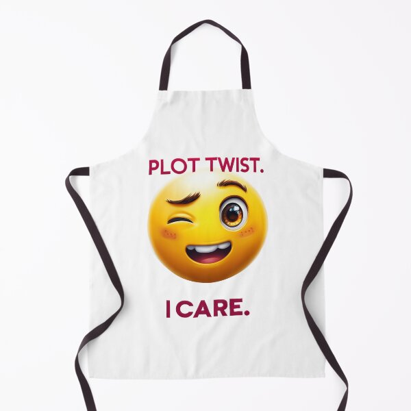 Item preview, Plot Twist. I Care. – Sarcastic Winking Emoji Design designed and sold by VisionaryVeils.