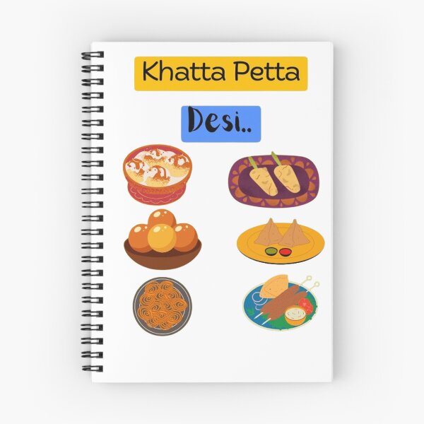 Item preview, Khatta Petta Desi Food Art, Fun and Colourful Kitchen Apparel | Perfect for Food Lovers | Desi Cuisine Inspired For Foodies| Unique Cooking Gifts for Her And Him designed and sold by T&M.