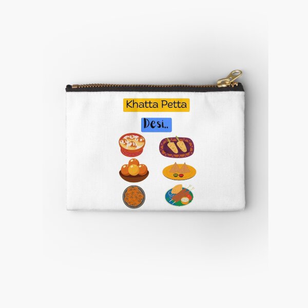 Item preview, Khatta Petta Desi Food Art, Fun and Colourful Kitchen Apparel | Perfect for Food Lovers | Desi Cuisine Inspired For Foodies| Unique Cooking Gifts for Her And Him designed and sold by T&M.