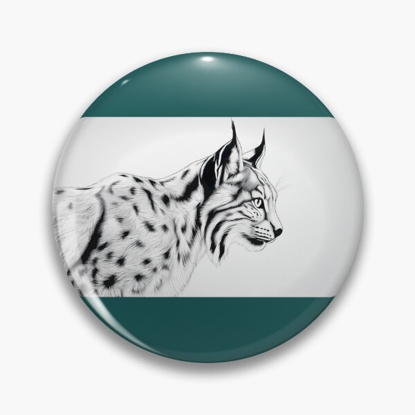 Item preview, Fierce Lynx Profile Art designed and sold by MichaelpwStudio.