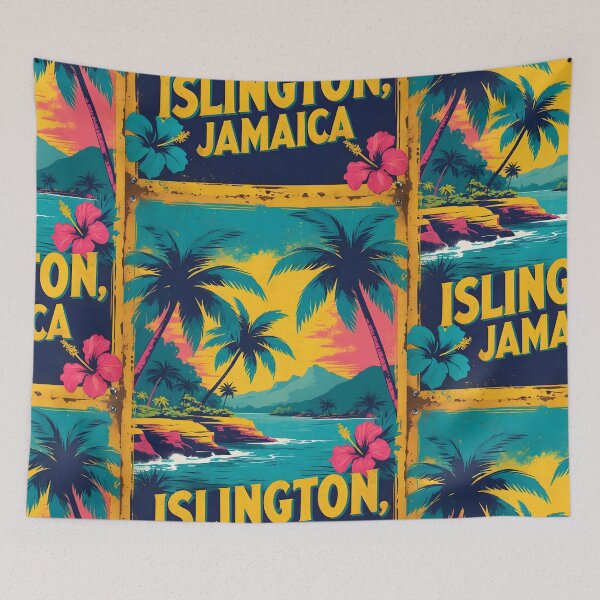 Item preview, Islington Jamaica Vintage Travel Tourism designed and sold by TravelersGems.
