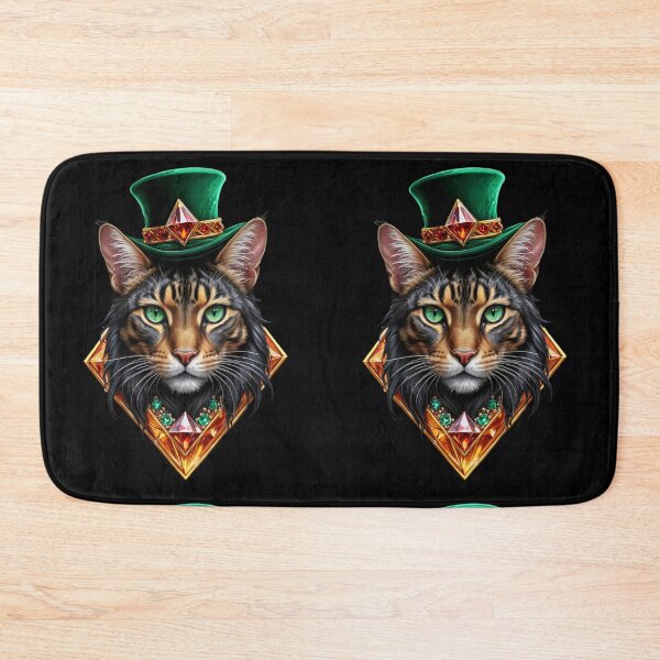 Item preview, The Crystal Gentleman: Emerald Cat Portrait designed and sold by CamillaCreation.