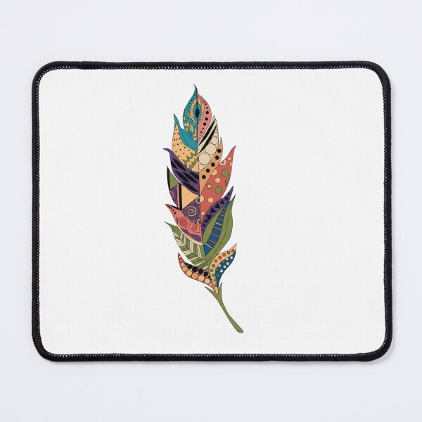 Item preview, Colorful Feather Illustration designed and sold by TootaArt.