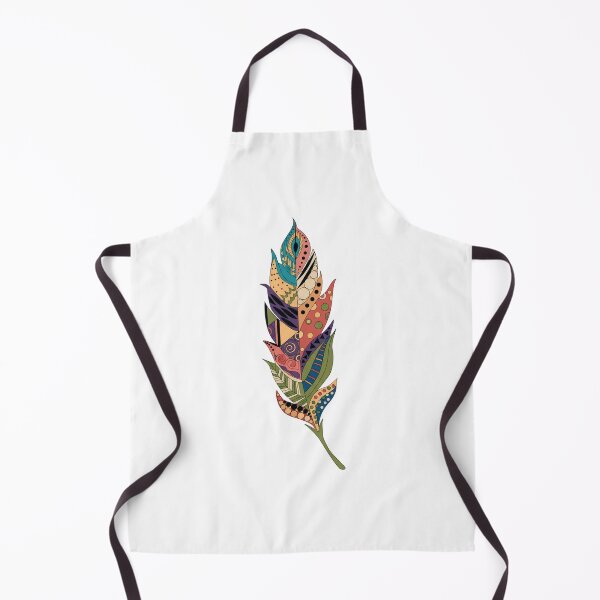 Item preview, Colorful Feather Illustration designed and sold by TootaArt.