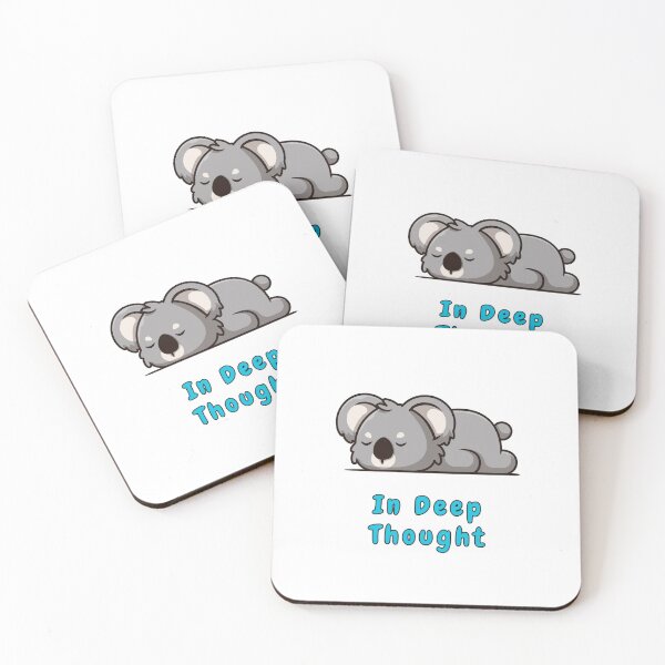 Item preview, In Deep Thought, Quote, Sleepy Koala Bear, Cute Animal  designed and sold by AASparksDesigns.