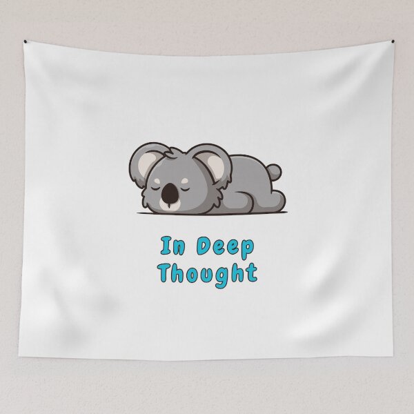 Item preview, In Deep Thought, Quote, Sleepy Koala Bear, Cute Animal  designed and sold by AASparksDesigns.
