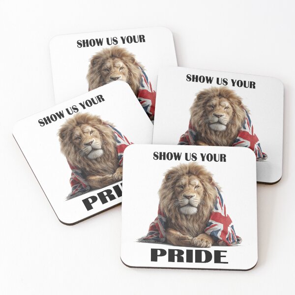 Item preview, Lion In A Union Jack Flag designed and sold by MarkColeImaging.