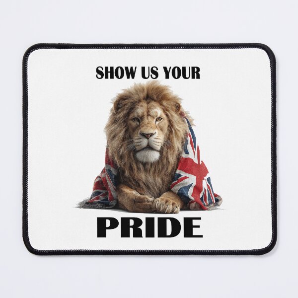 Item preview, Lion In A Union Jack Flag designed and sold by MarkColeImaging.