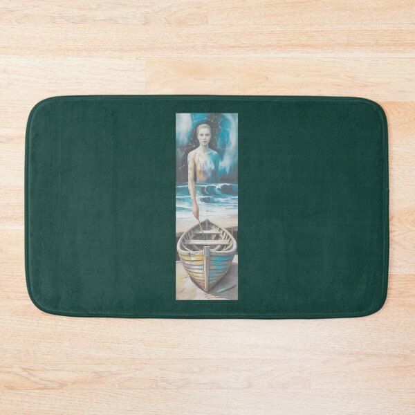 Item preview, Cosmic Voyage Woman Waves and Waiting Boat designed and sold by HensonmvOver.