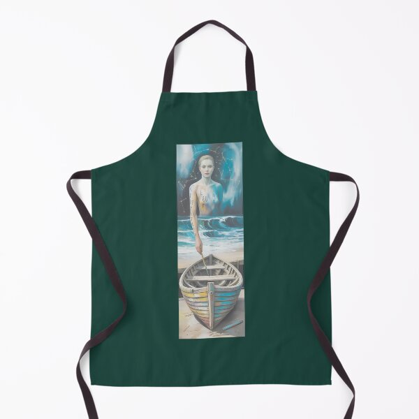 Item preview, Cosmic Voyage Woman Waves and Waiting Boat designed and sold by HensonmvOver.