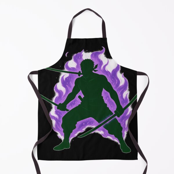 Item preview, Zoro Purple Aura Silhouette – Epic Anime Swordsman designed and sold by FXFandomFactory.
