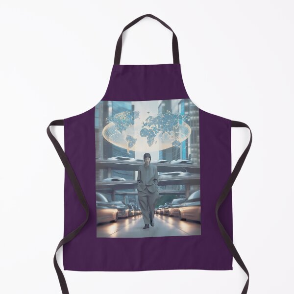Item preview, Futuristic Global Network Cityscape designed and sold by DanclTees.