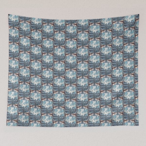 Item preview, Futuristic Global Network Cityscape designed and sold by DanclTees.