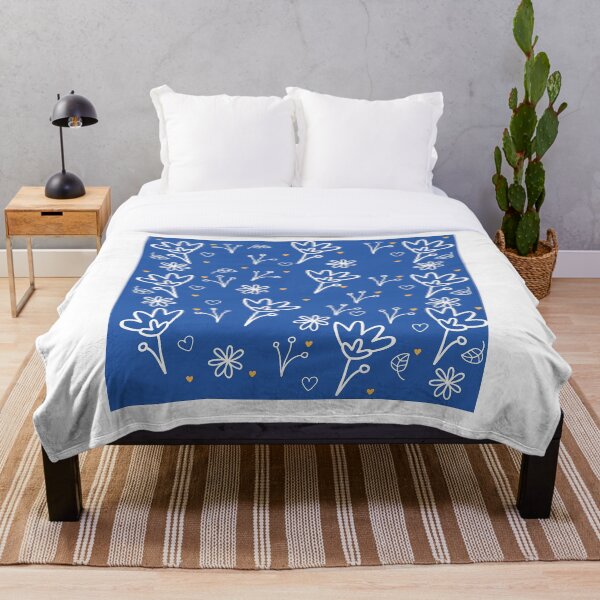 Aperçu de l'œuvre Motif floral royal avec cœur doré créée et vendue par Jamildesign.