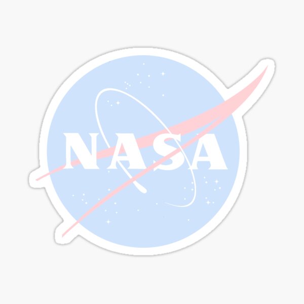 pastel nasa logo Sticker