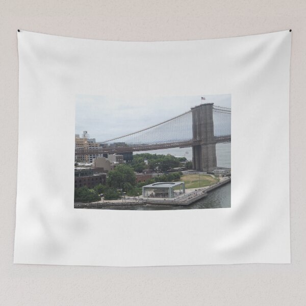 Item preview, Aerial View, Brooklyn Bridge, Brooklyn Bridge Park, Brooklyn, New York City designed and sold by lenspiro.