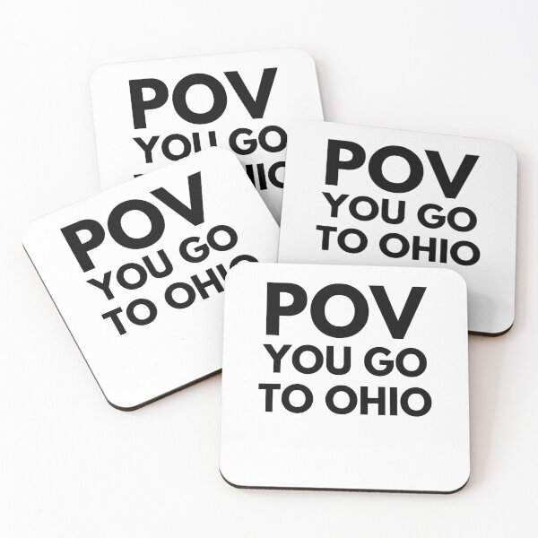 Item preview, POV you go to Ohio funny Ohio humor trendy cool dark humor designed and sold by snowry.