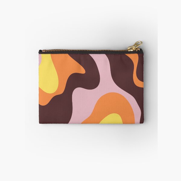 Item preview, Retro Liquid Swirl – Earthy Brown Warm Sunset Tones designed and sold by EmeraldeaArt.