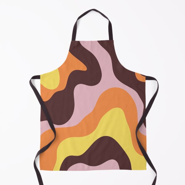 Item preview, Retro Liquid Swirl – Earthy Brown Warm Sunset Tones designed and sold by EmeraldeaArt.