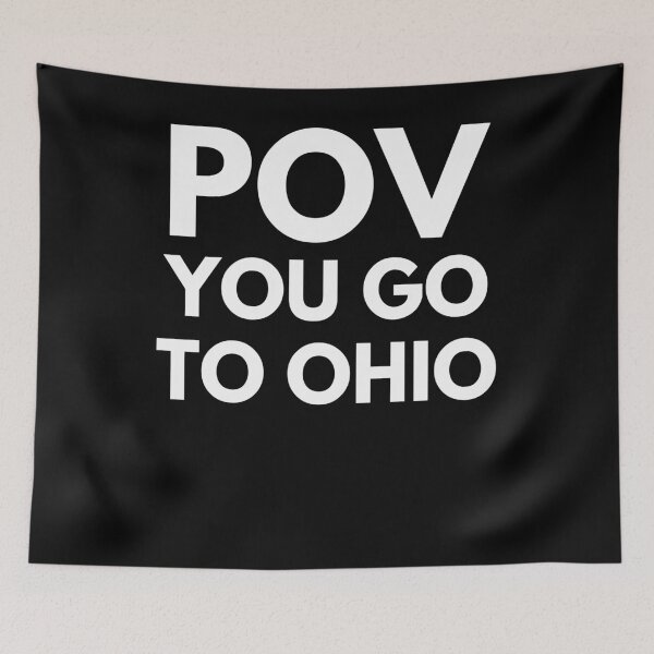 Item preview, POV you go to Ohio funny Ohio humor trendy Ohio humor designed and sold by snowry.