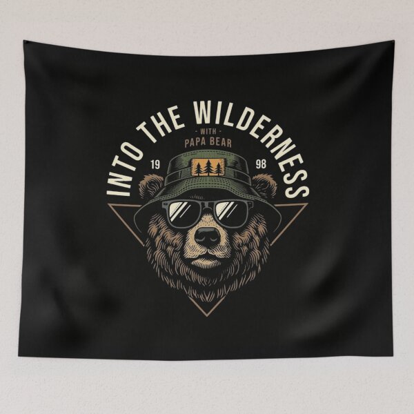 Item preview, Into the Ewilderness Bear Design designed and sold by ZZEE--Lifestyle.