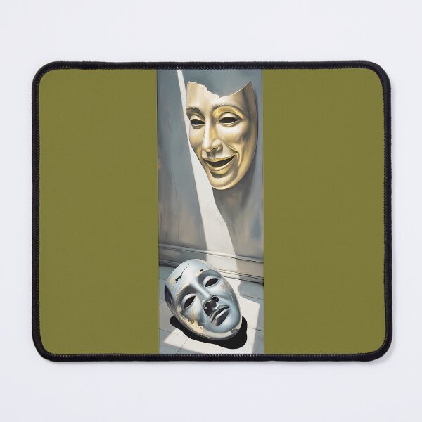 Item preview, Golden Comedy Tragedy Masks Duo designed and sold by DustinruArt.