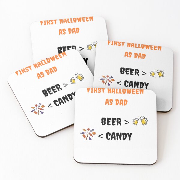 Item preview, First Halloween as Dad Shirt – Funny Beer Over Candy Tee, New Dad Gift for Halloween - dad Halloween T-shirt designed and sold by Kaehaniz.