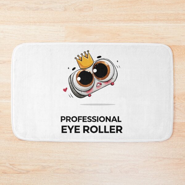 Item preview, Professional Eye Roller – Funny Cartoon Eyes with Crown Design designed and sold by VisionaryVeils.