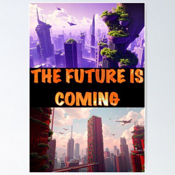 Item preview, The future is coming designed and sold by Daniela`s shop.