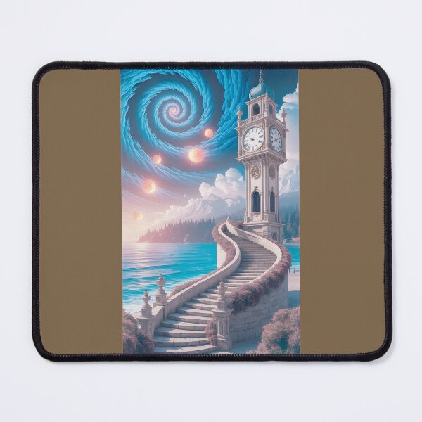 Item preview, Celestial Clock Tower Staircase designed and sold by DeborahtfArts.