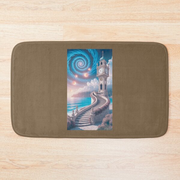 Item preview, Celestial Clock Tower Staircase designed and sold by DeborahtfArts.
