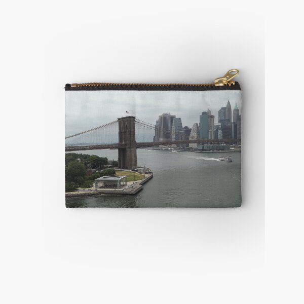 Item preview, Aerial View, Brooklyn Bridge, Brooklyn Bridge Park, Lower Manhattan Skyline, Brooklyn, New York City designed and sold by lenspiro.
