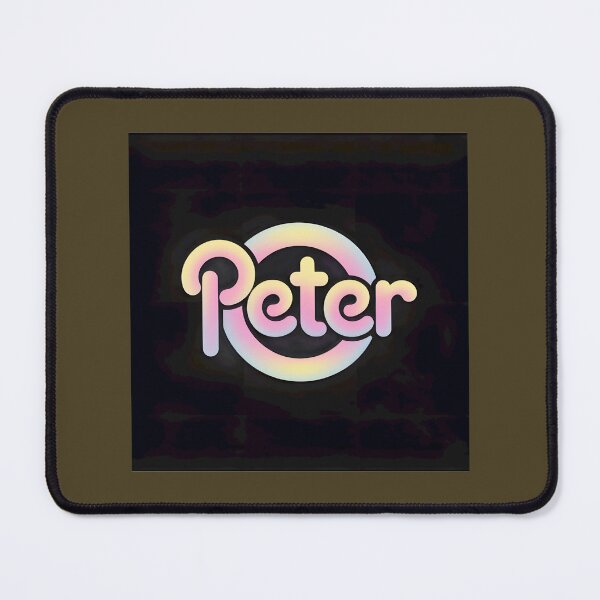 Item preview, Peter Retro Gradient Logo designed and sold by BowmanpfStudio.