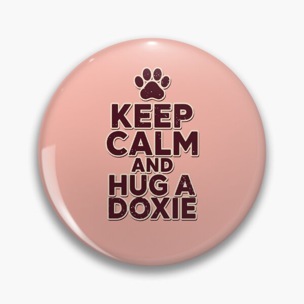 Item preview, Keep Calm and Hug a Doxie | Vintage Dachshund Design designed and sold by pick-o-print.