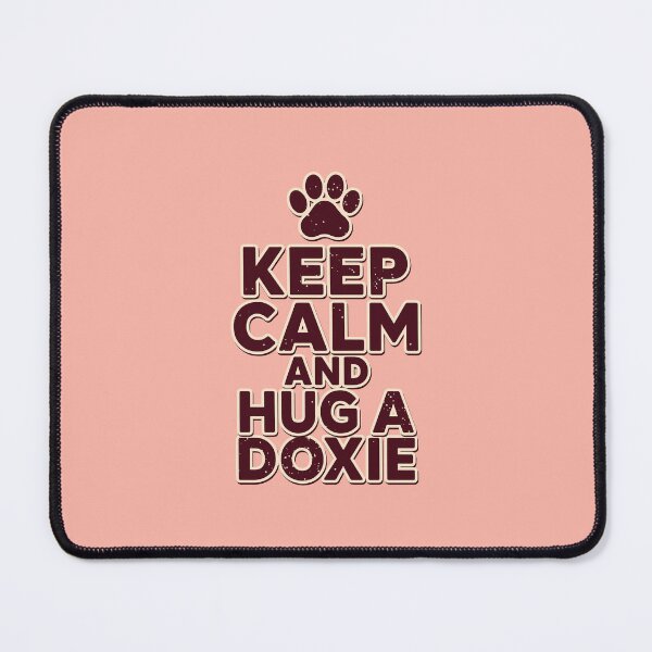 Item preview, Keep Calm and Hug a Doxie | Vintage Dachshund Design designed and sold by pick-o-print.