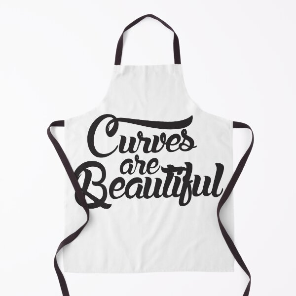 Item preview, Curves Are Beautiful Body Positive Typography Design designed and sold by The secret storage room.