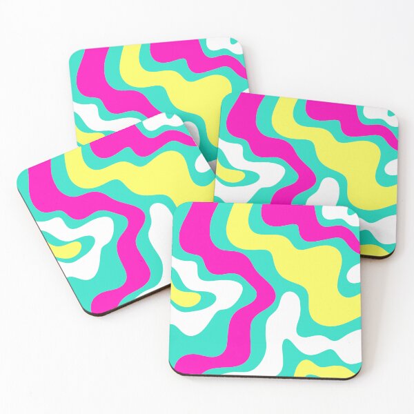 Item preview, Neon Fluorescent Swirl – Bold Retro Wave Design designed and sold by EmeraldeaArt.
