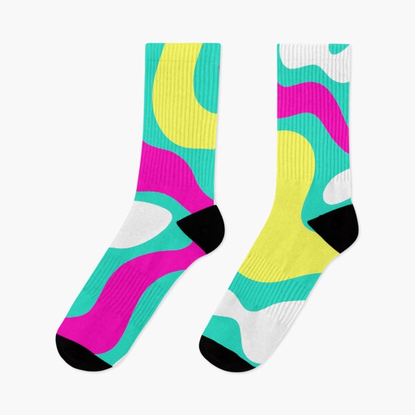 Item preview, Neon Fluorescent Swirl – Bold Retro Wave Design designed and sold by EmeraldeaArt.
