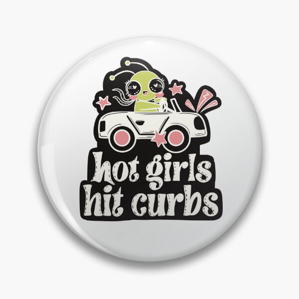 Item preview, Alien Hot Girls Hit Curbs Cute Car designed and sold by VeryGoodShopp.