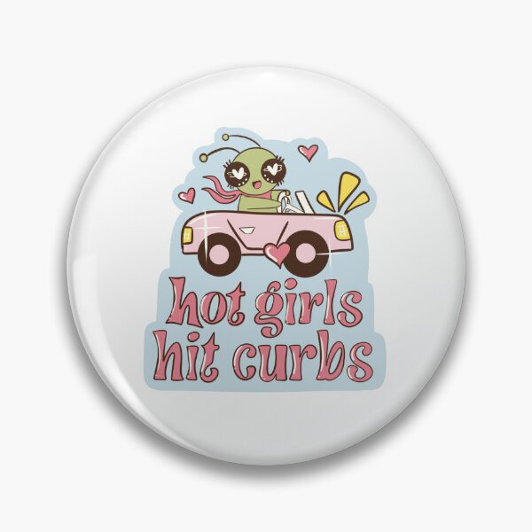 Item preview, Alien Hot Girls Hit Curbs Cute Car Blue designed and sold by VeryGoodShopp.