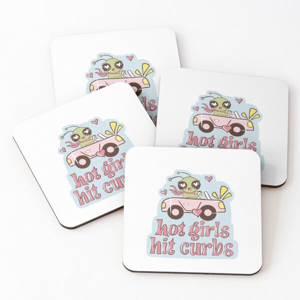 Item preview, Alien Hot Girls Hit Curbs Cute Car Blue designed and sold by VeryGoodShopp.