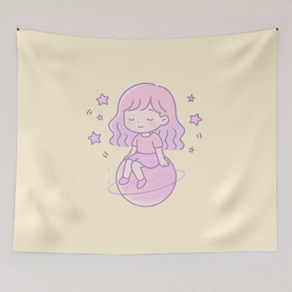 Item preview, Daydream Planet Ride – Pastel Cosmic Aesthetic designed and sold by KawaiiOrbit.