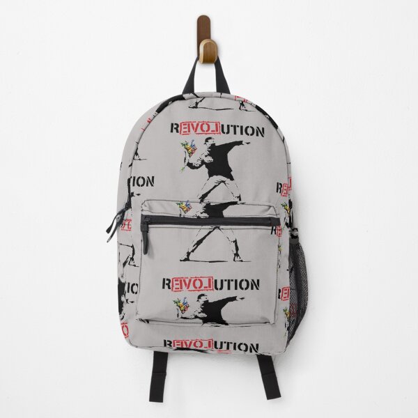 Item preview, Banksy Flower Thrower Rage Revolution LOVE designed and sold by Kaibosh21.