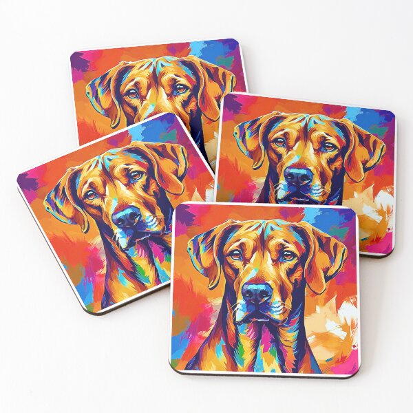 Item preview, Vibrant Modern Art Rhodesian Ridgeback – Colorful Dog Lover Design designed and sold by Fredster1966.