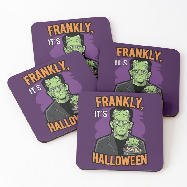 Item preview, Frankly It's Halloween - Funny Frankenstein Monster Merchandise Graphic designed and sold by kornkobart.