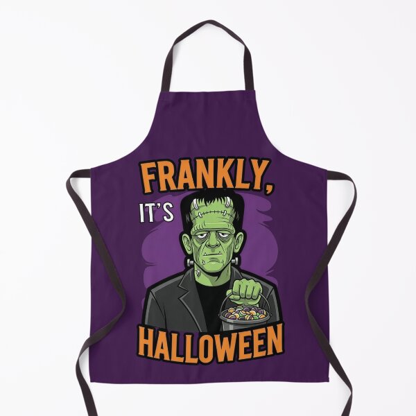 Item preview, Frankly It's Halloween - Funny Frankenstein Monster Merchandise Graphic designed and sold by kornkobart.
