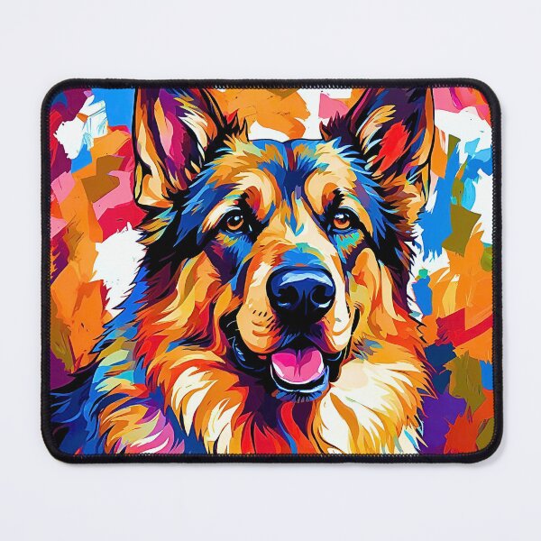 Item preview, Vibrant Modern Art German Shepherd – Colorful Dog Lover Design designed and sold by Fredster1966.