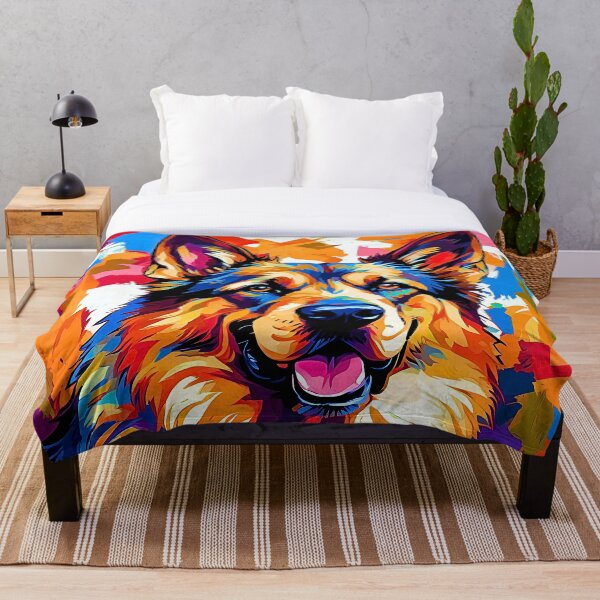 Item preview, Vibrant Modern Art German Shepherd – Colorful Dog Lover Design designed and sold by Fredster1966.