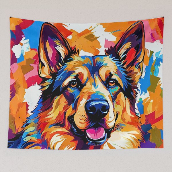 Item preview, Vibrant Modern Art German Shepherd – Colorful Dog Lover Design designed and sold by Fredster1966.
